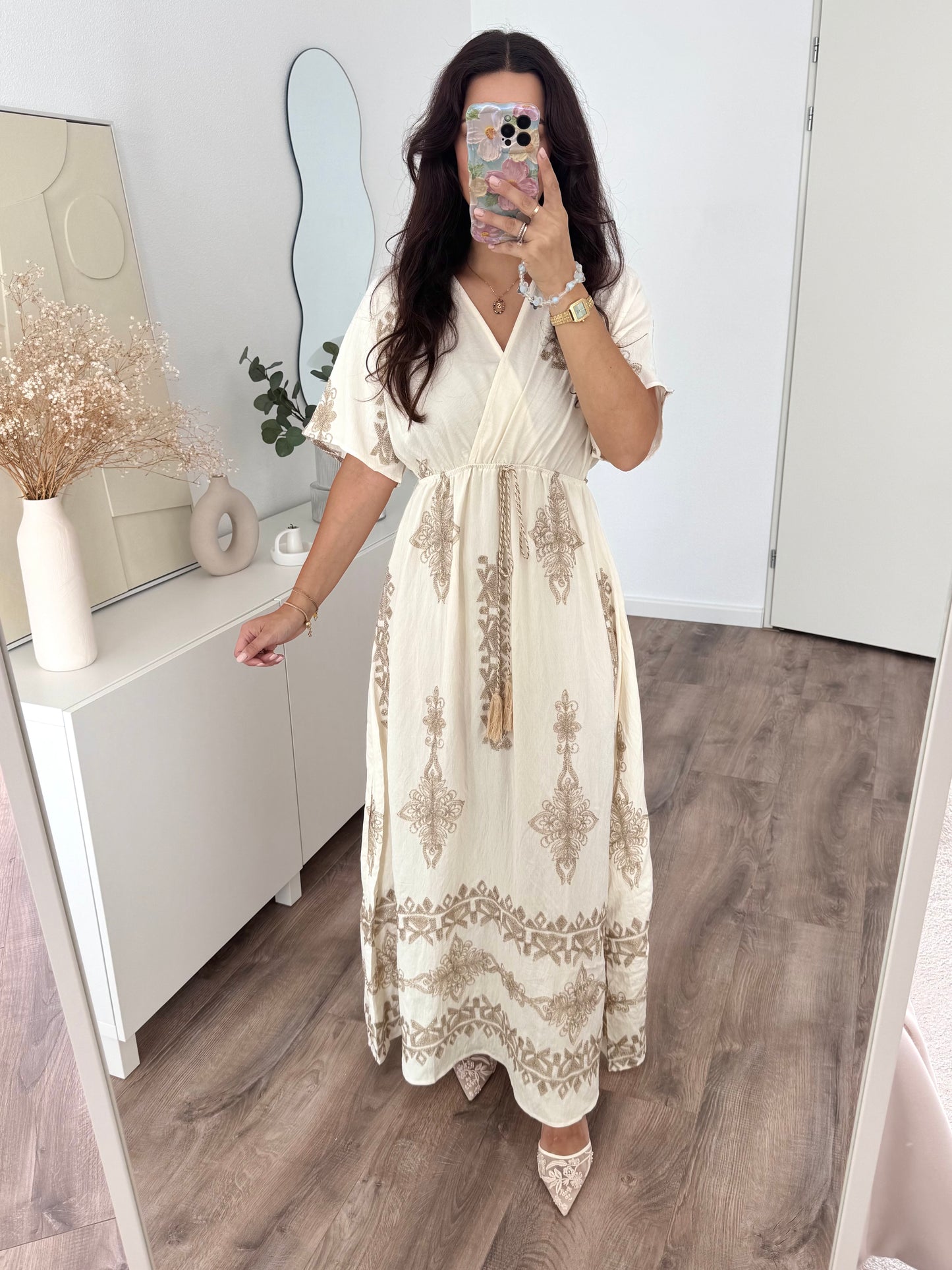 Leman linen blend dress