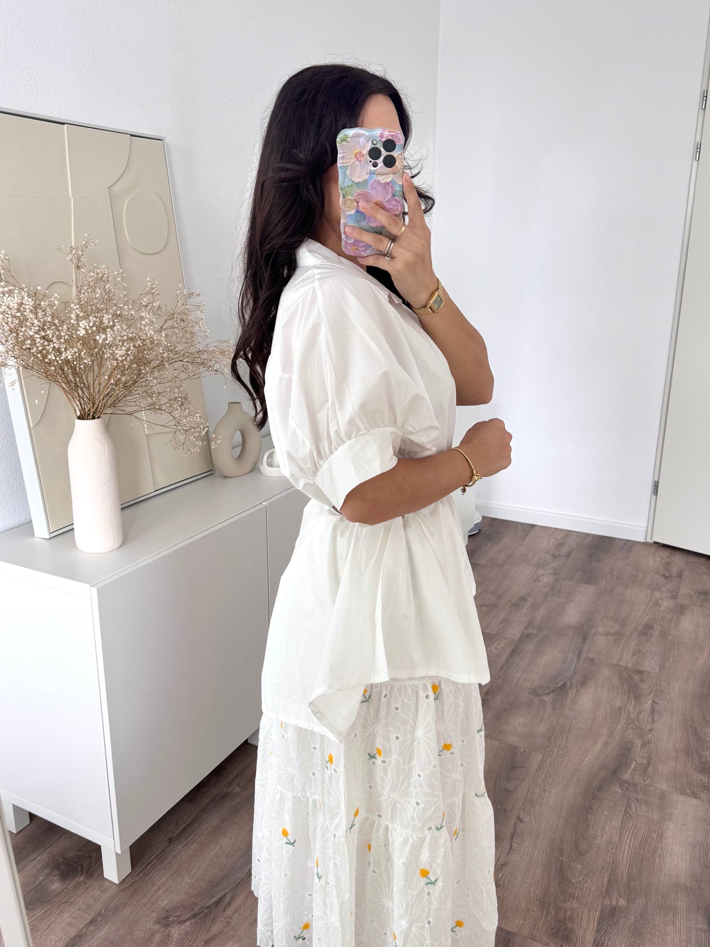 Poplin flower cotton set