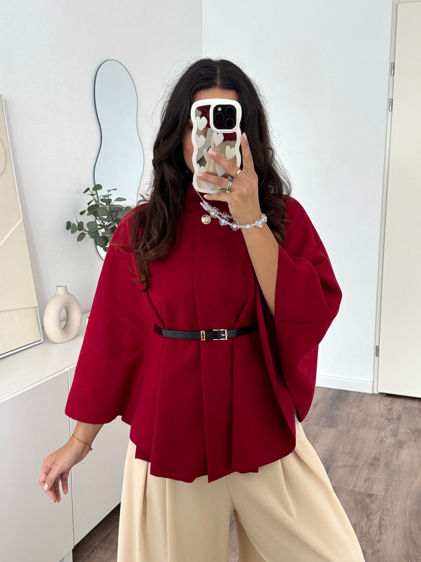 Maisy cape coat