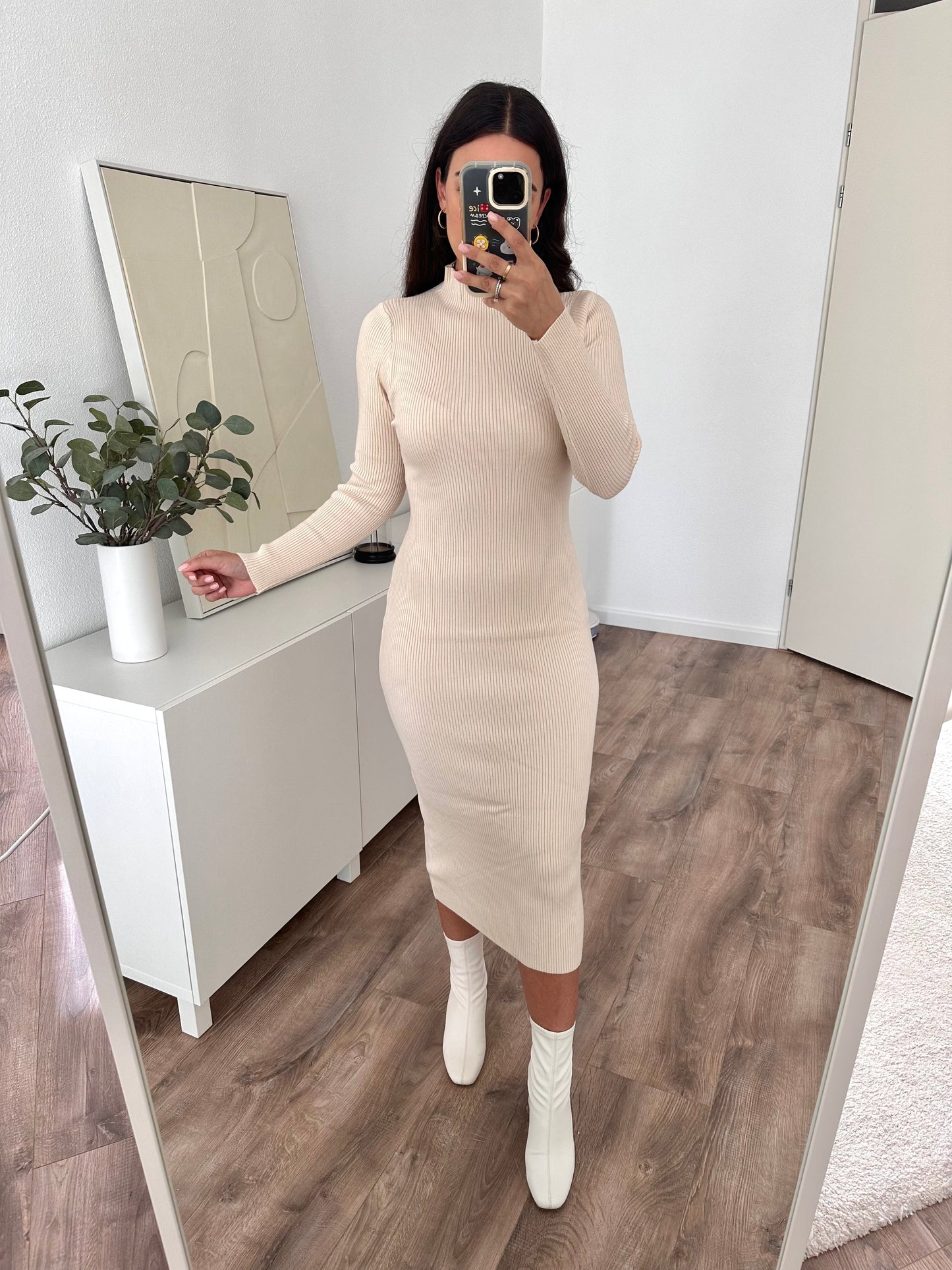 Serena ribbed dress - WOLFES