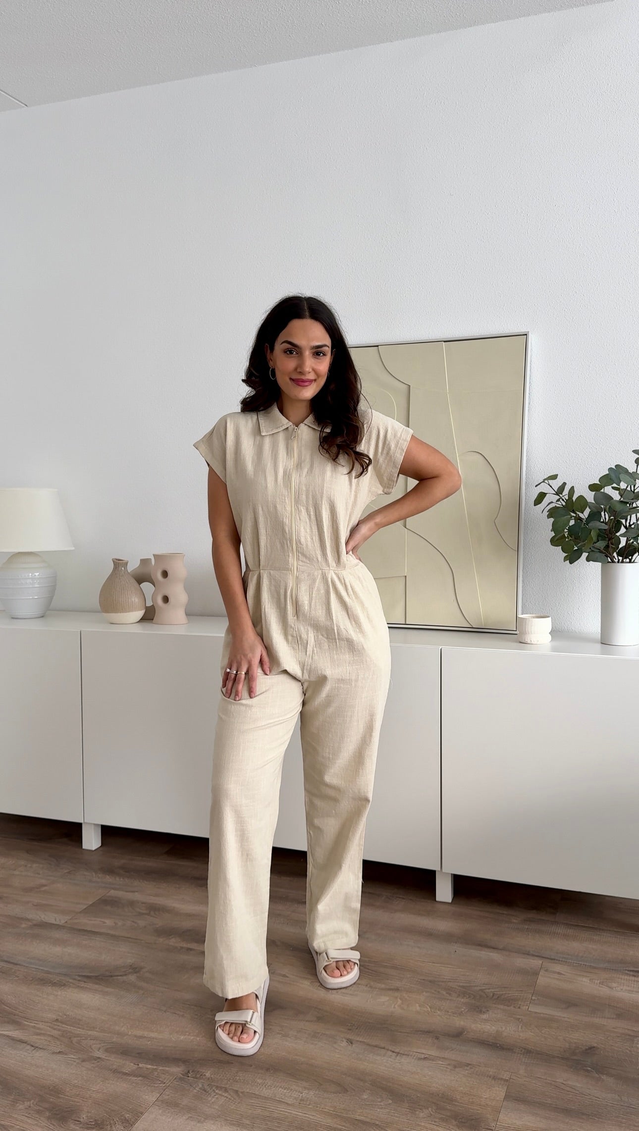 Freya linen jumpsuit