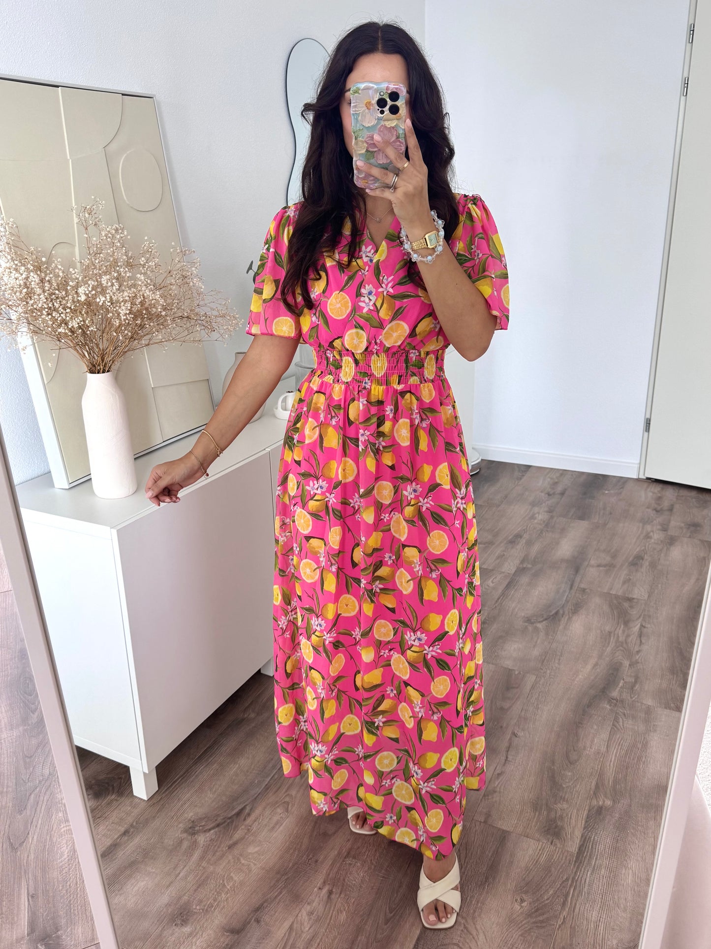 Melina lemon dress