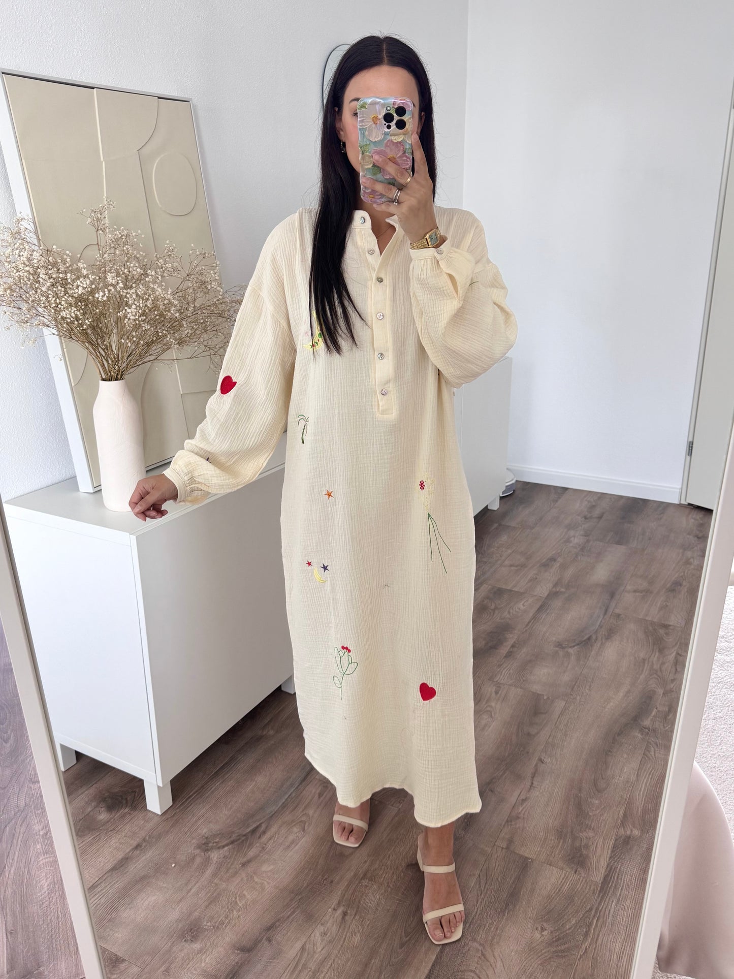 Buse cotton dress with patterns