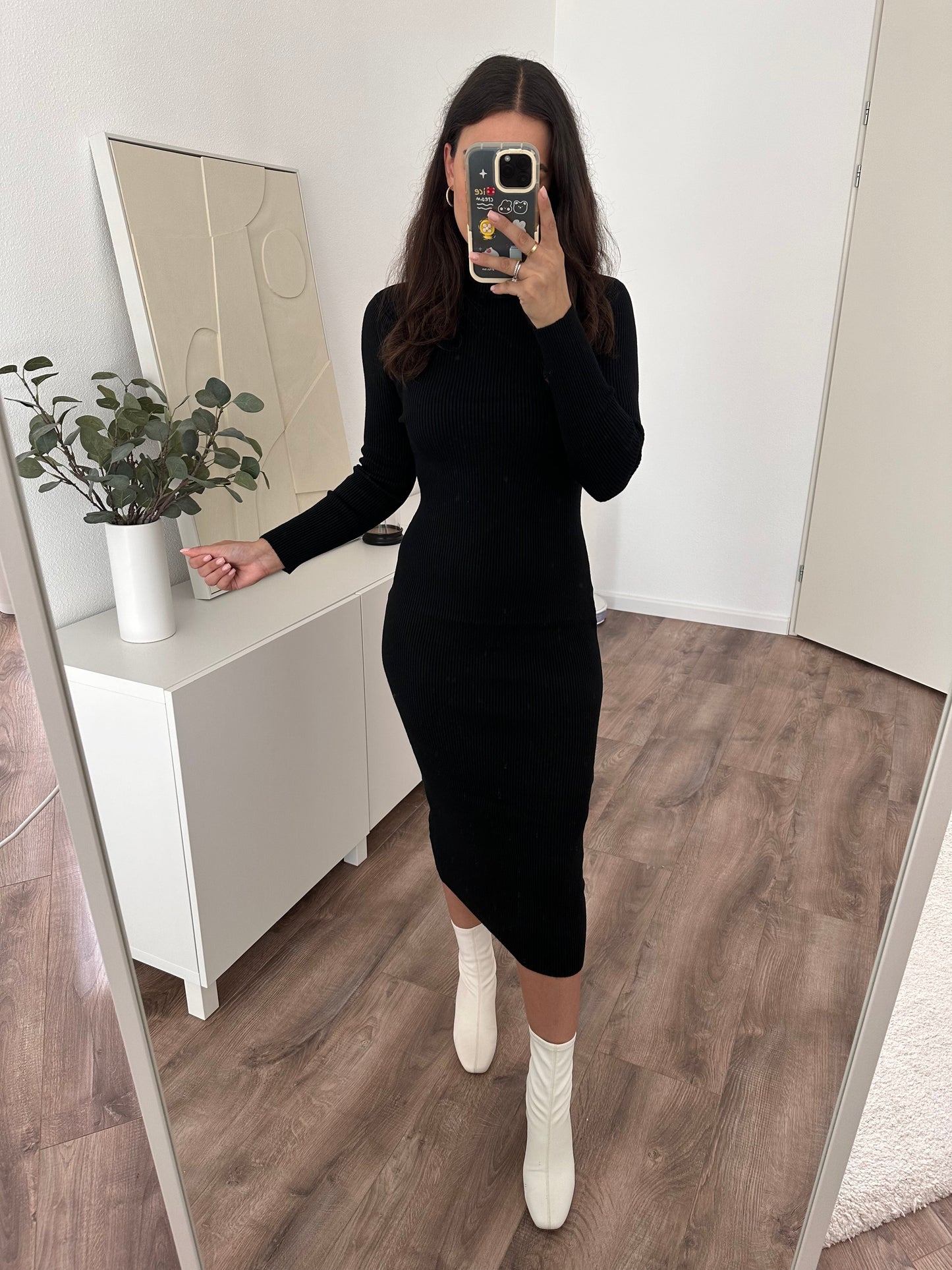 Serena ribbed dress - WOLFES