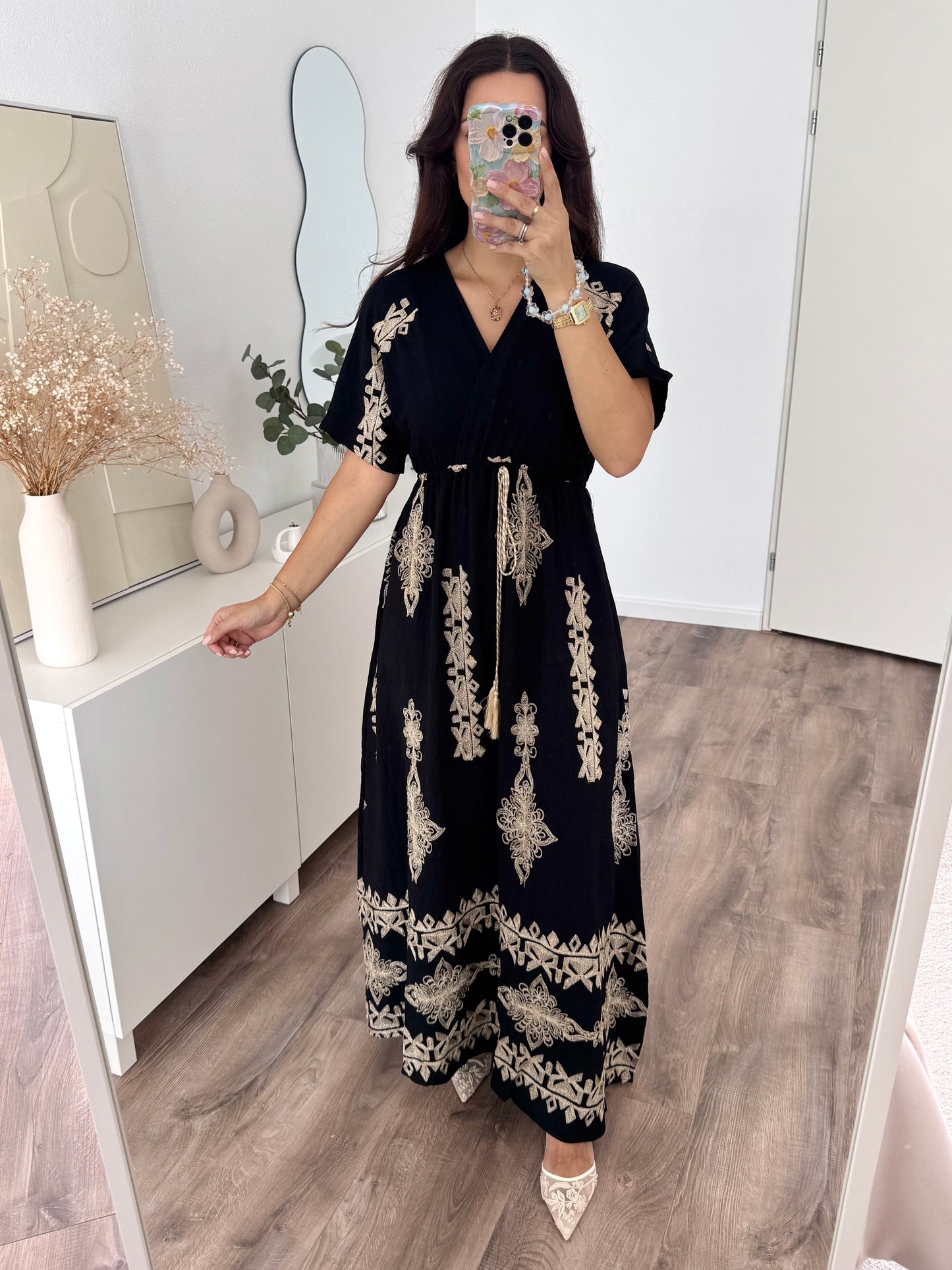 Leman linen blend dress