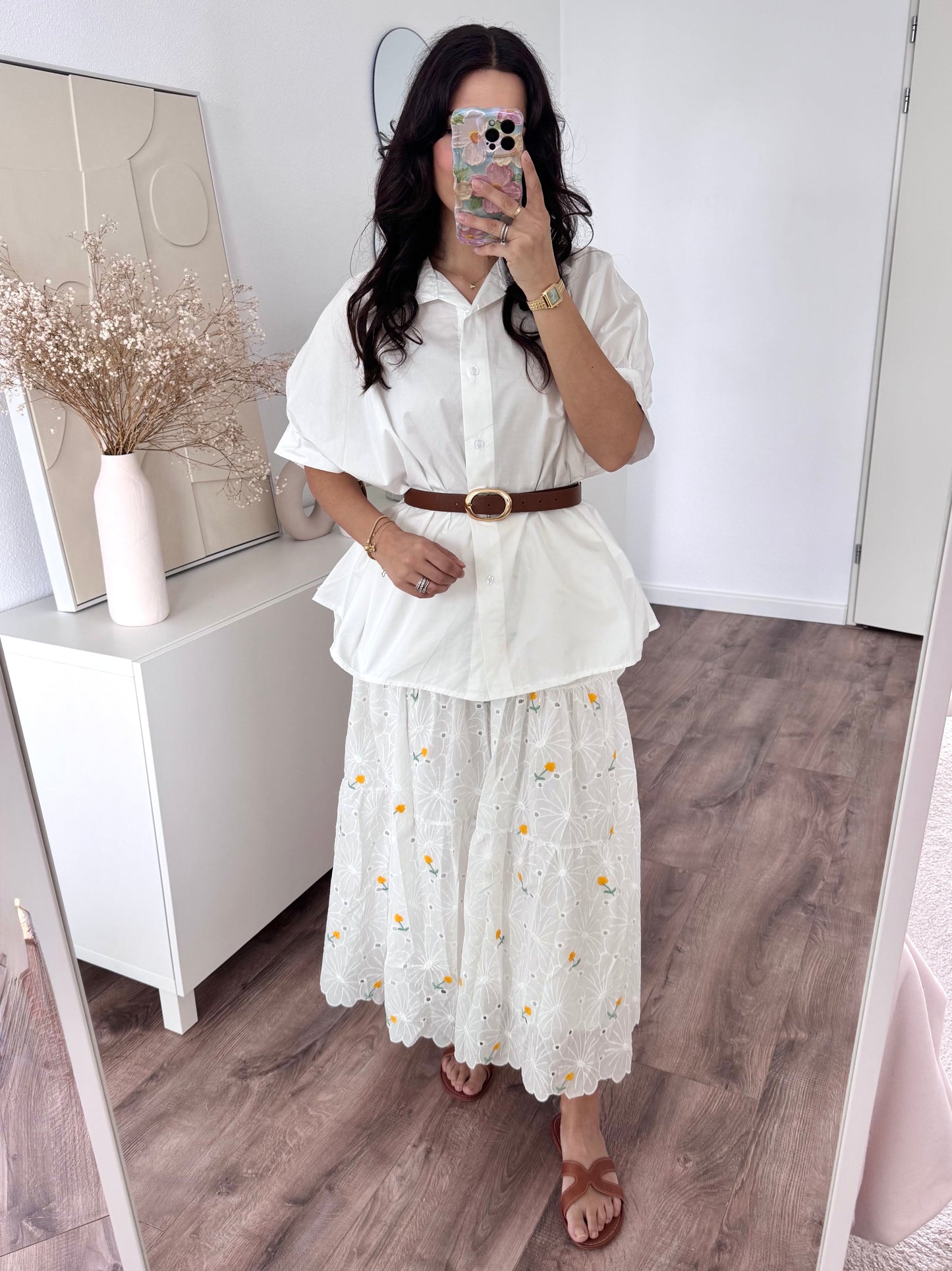 Poplin flower cotton set