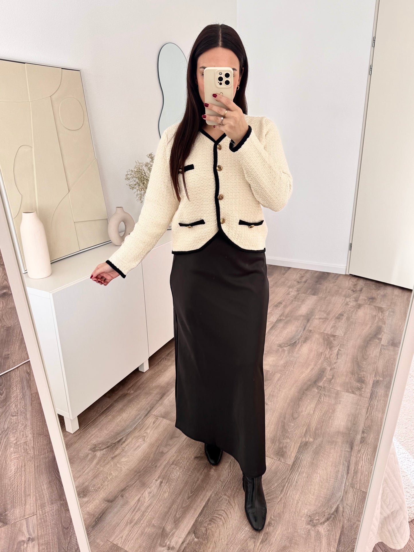 Jupe en satin Jamilla