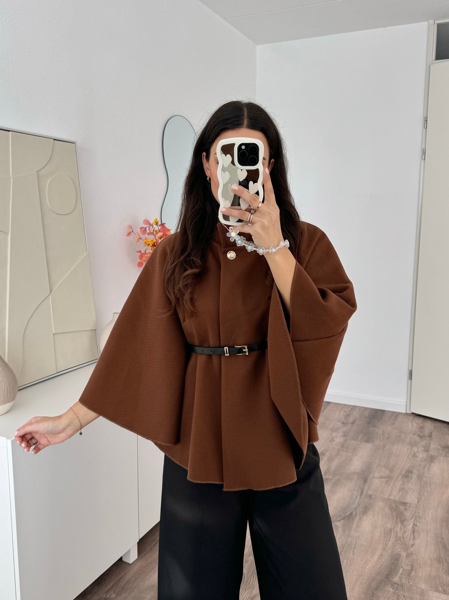 Maisy cape coat
