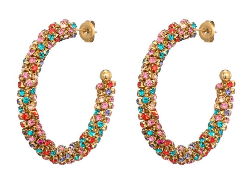 Oorbellen Floral - WOLFES