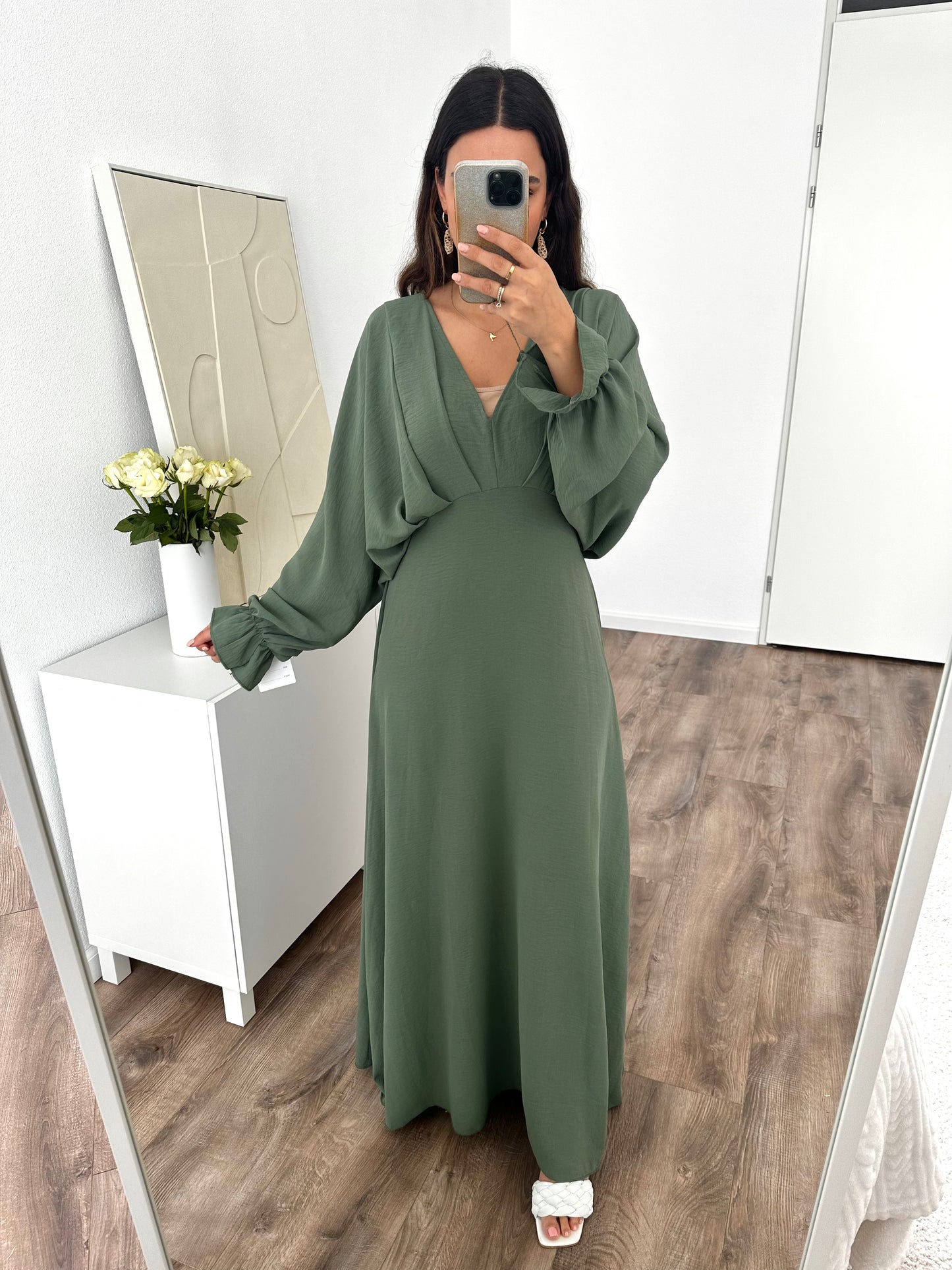 Fay V-neck dress - WOLFES