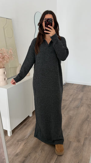 May wool blend knit dress