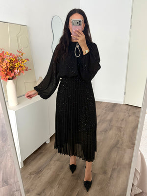 Kristel dress with glitters