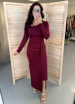 Ela dress with gold detail