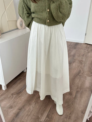 Lumine cotton skirt