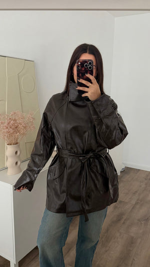 Alessa leather jacket