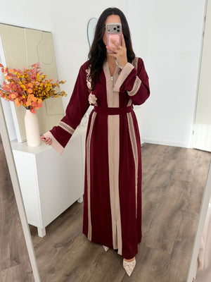 Samira premium abaya with zipper