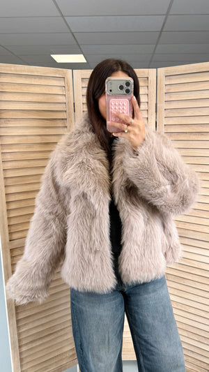 Celina faux fur coat