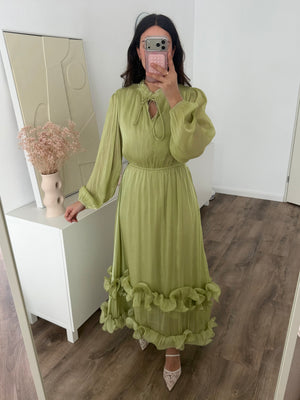 Amira flowy ruffle dress