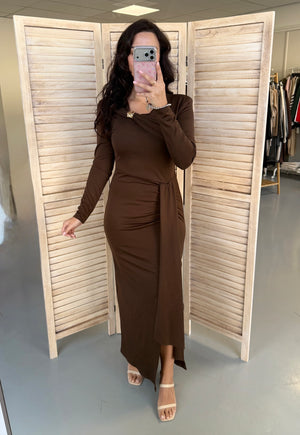 Ela dress with gold detail