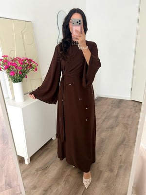 Nadia dress with pearls