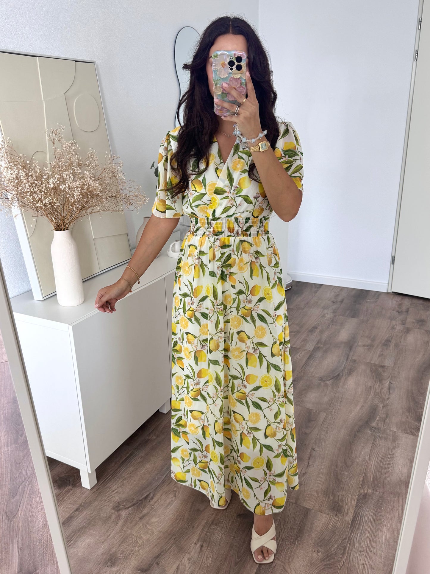 Melina lemon dress
