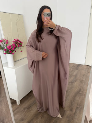 Afra butterfly abaya with rhinestones