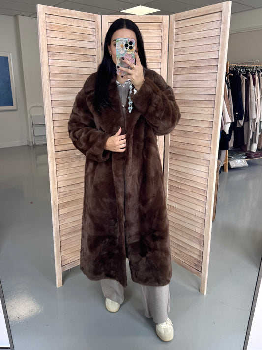 Estelle faux fur coat