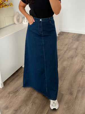 Iman denim skirt