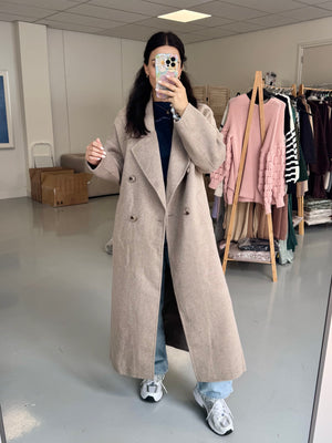 Esma long wool coat