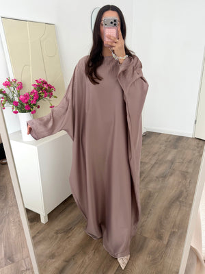 Afra butterfly abaya with rhinestones