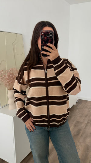 Leni sweater with zipper