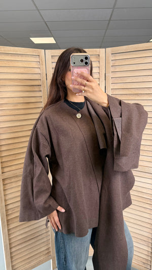 Aleyna coat with scarf