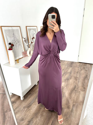 Elenza satin dress - WOLFES
