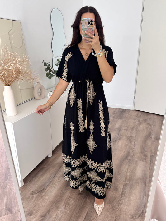 Leman linen blend dress