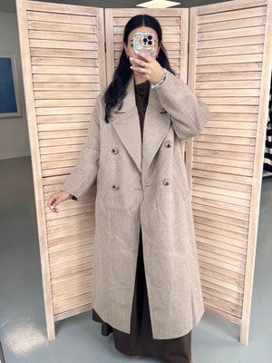 Esma long wool coat