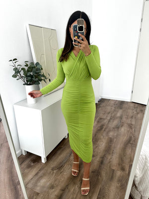 Chloe draped dress - WOLFES