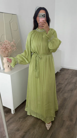Lina premium dress with rhinestones