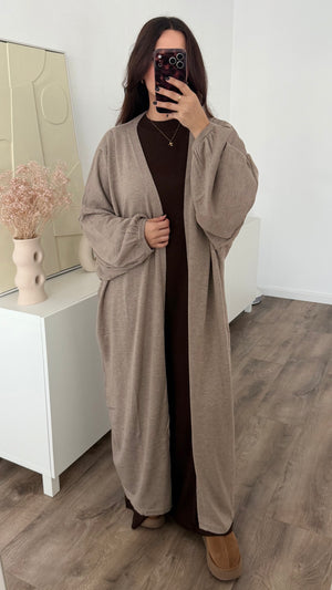 Gilet long en maille Marwa