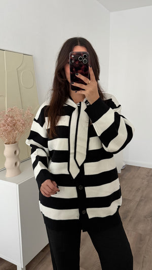 Gilet en maille Nalan avec détail nœud