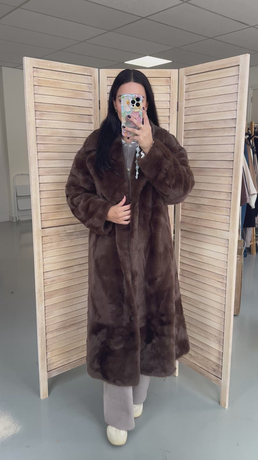 Estelle faux fur coat