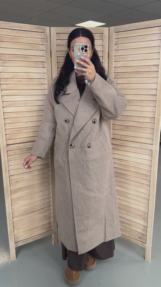 Esma long wool coat
